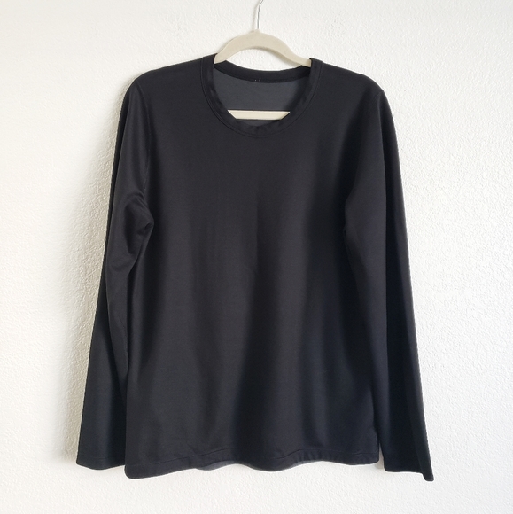 lululemon athletica Other - Lululemon Double Session Reversible Mens Long Sleeve Shirt Medium Black Grey